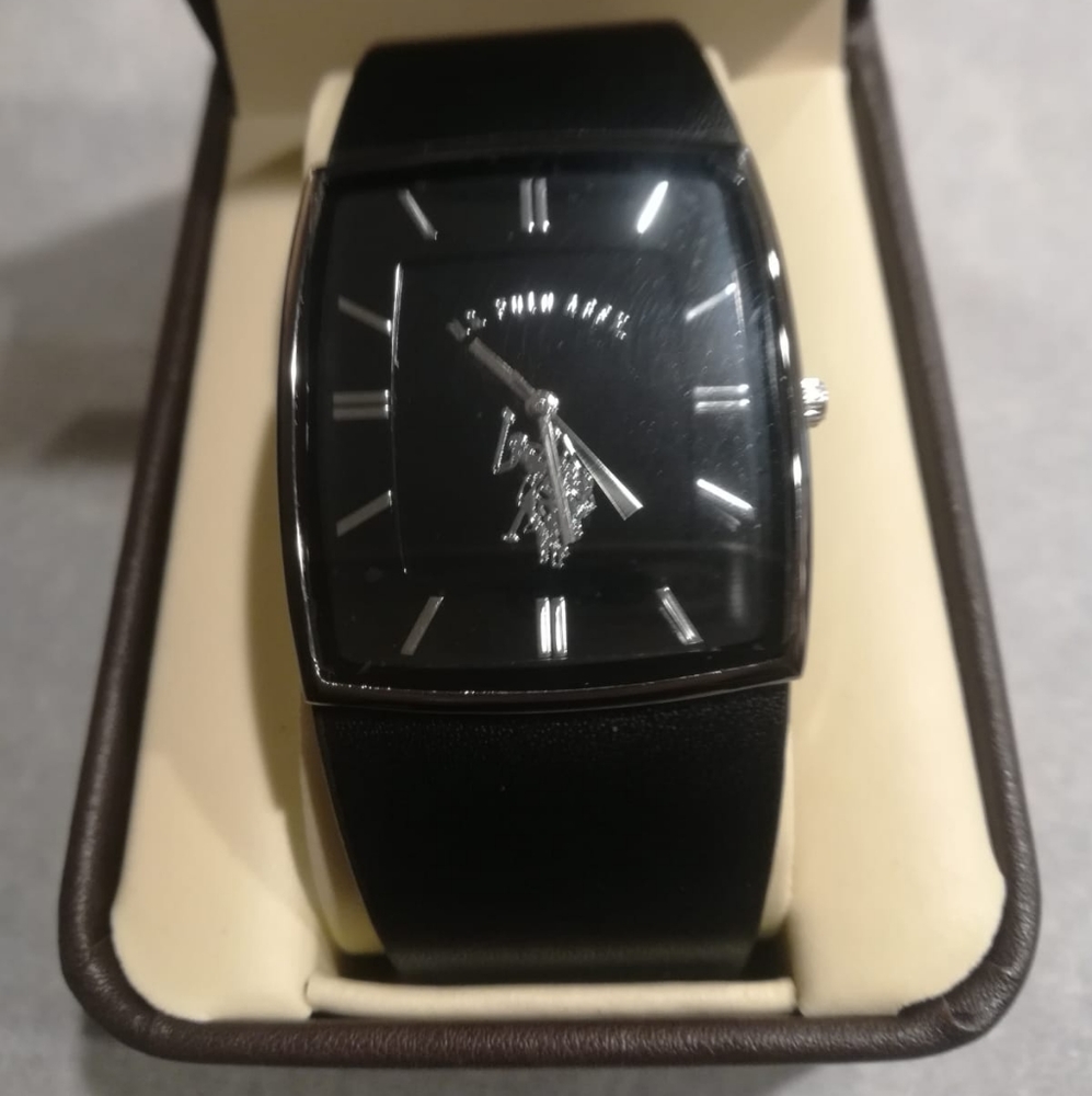Men's black US Polo Assn watch